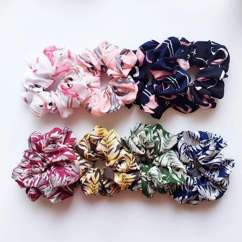 2 Stück Scrunchie Gumka Do Wlosow Scrunchies Frauen Haarschmuck Femme Elastic Haarbänder Mode Chouchou Schrunchies