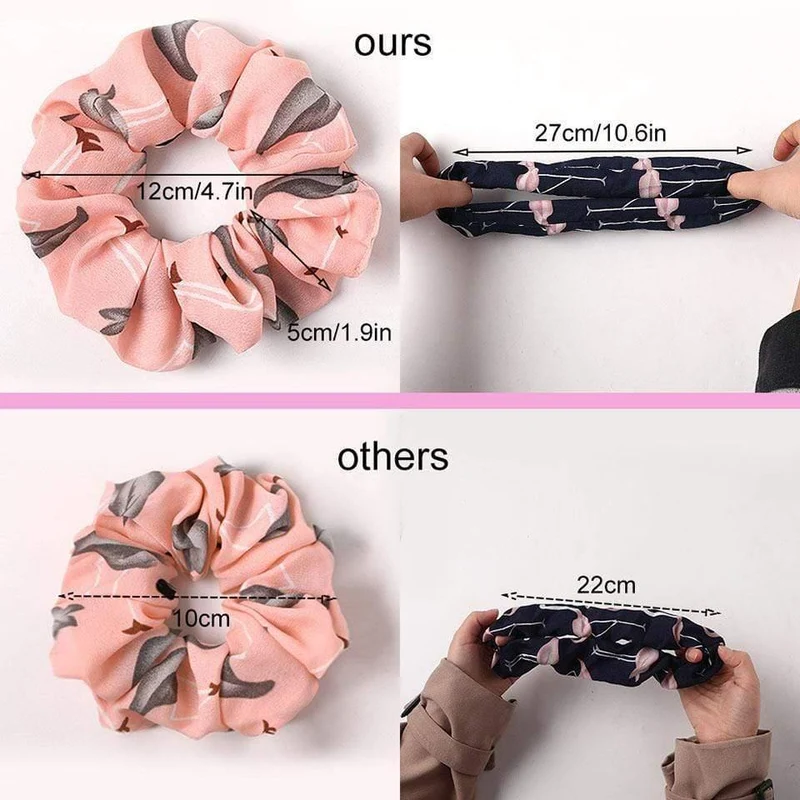 2 Stück Scrunchie Gumka Do Wlosow Scrunchies Frauen Haarschmuck Femme Elastic Haarbänder Mode Chouchou Schrunchies