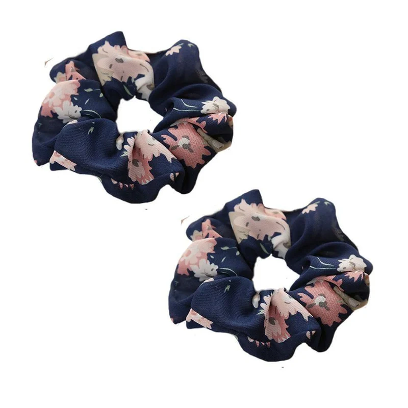 2 Stück Scrunchie Gumka Do Wlosow Scrunchies Frauen Haarschmuck Femme Elastic Haarbänder Mode Chouchou Schrunchies