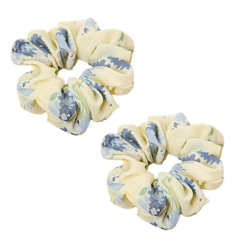 2 Stück Scrunchie Gumka Do Wlosow Scrunchies Frauen Haarschmuck Femme Elastic Haarbänder Mode Chouchou Schrunchies