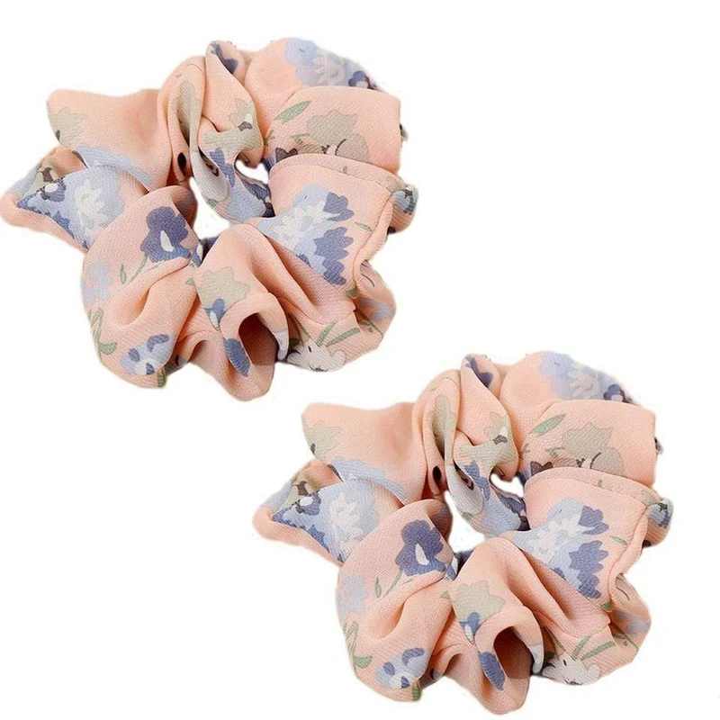 2 Stück Scrunchie Gumka Do Wlosow Scrunchies Frauen Haarschmuck Femme Elastic Haarbänder Mode Chouchou Schrunchies