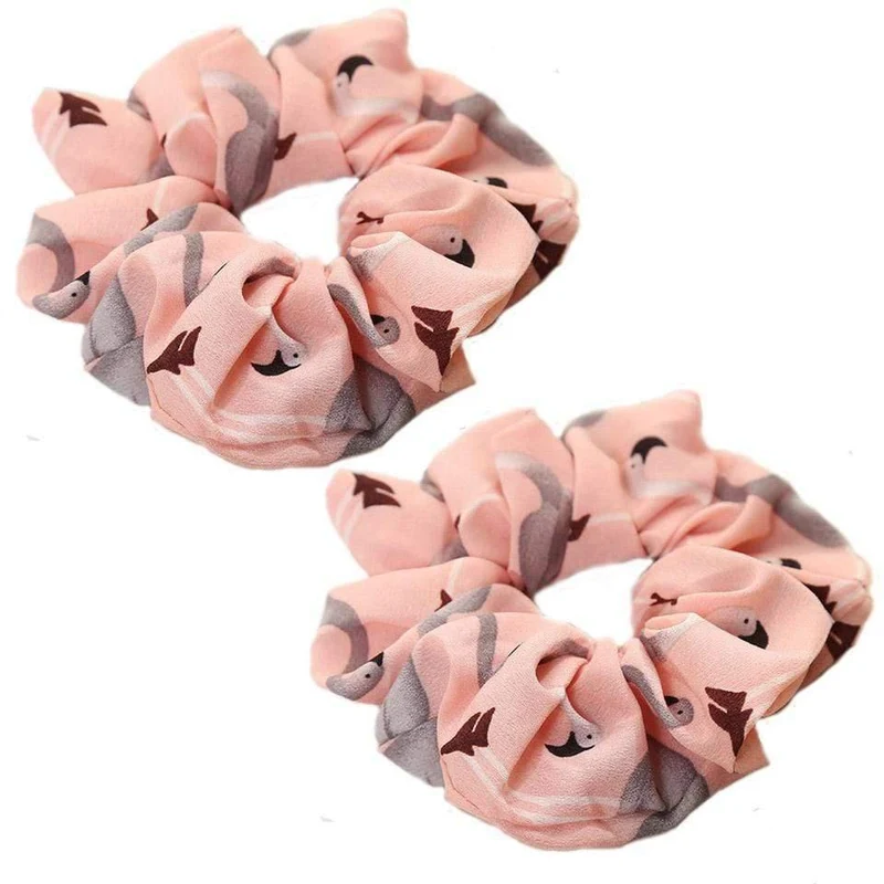 2 Stück Scrunchie Gumka Do Wlosow Scrunchies Frauen Haarschmuck Femme Elastic Haarbänder Mode Chouchou Schrunchies