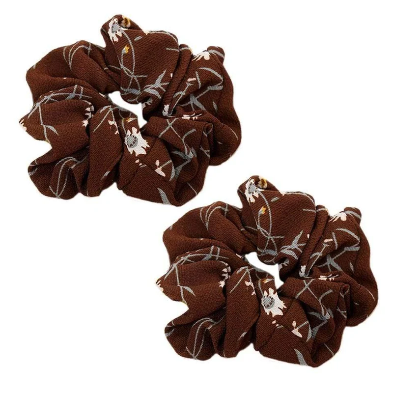 2 Stück Scrunchie Gumka Do Wlosow Scrunchies Frauen Haarschmuck Femme Elastic Haarbänder Mode Chouchou Schrunchies