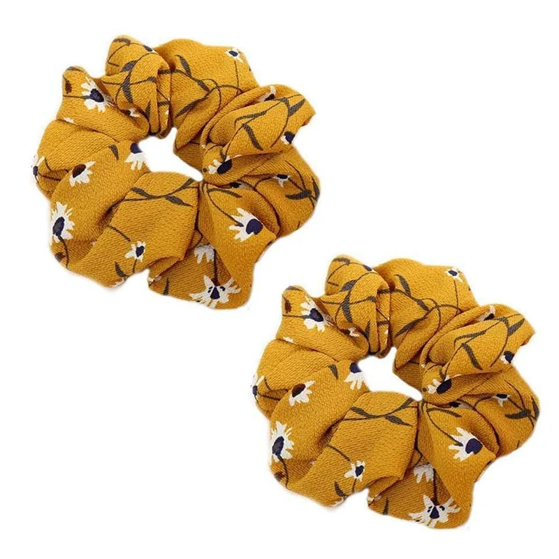 2 Stück Scrunchie Gumka Do Wlosow Scrunchies Frauen Haarschmuck Femme Elastic Haarbänder Mode Chouchou Schrunchies