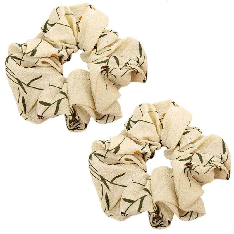 2 Stück Scrunchie Gumka Do Wlosow Scrunchies Frauen Haarschmuck Femme Elastic Haarbänder Mode Chouchou Schrunchies