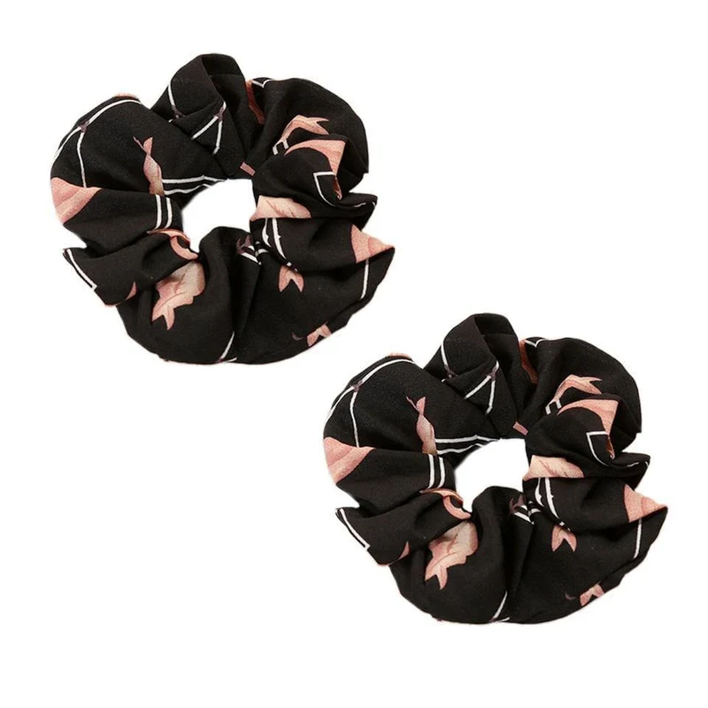 2 Stück Scrunchie Gumka Do Wlosow Scrunchies Frauen Haarschmuck Femme Elastic Haarbänder Mode Chouchou Schrunchies