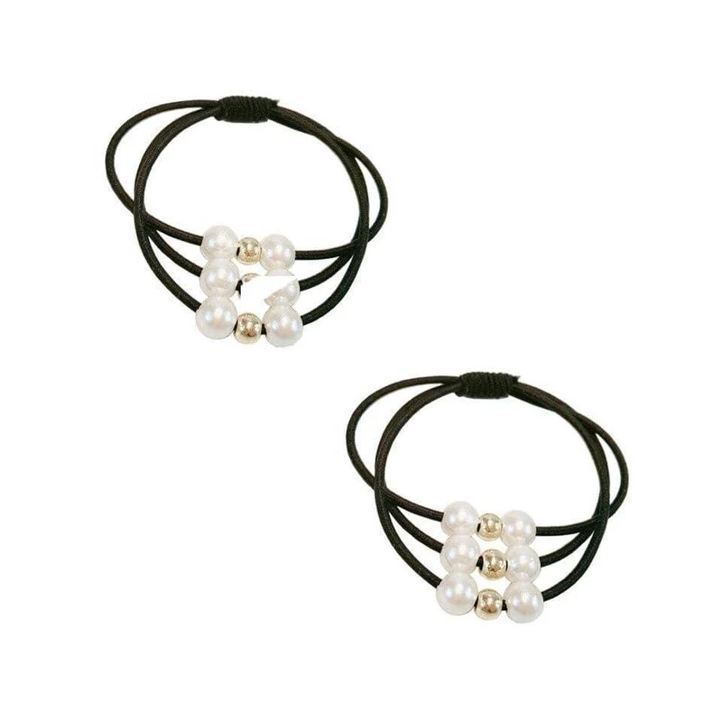 2 Stück Scrunchie Gumka Do Wlosow Scrunchies Frauen Haarschmuck Femme Elastic Haarbänder Mode Chouchou Schrunchies