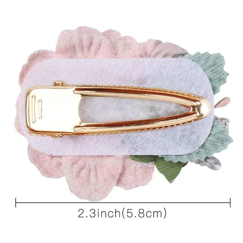 Mode künstliche Blume Haarspangen für Frauen Mädchen Hochzeitsfeier Haarspangen handgefertigte Haarschmuck