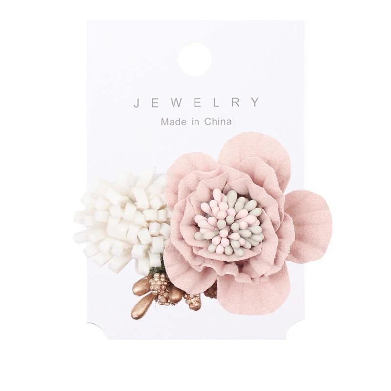Mode künstliche Blume Haarspangen für Frauen Mädchen Hochzeitsfeier Haarspangen handgefertigte Haarschmuck