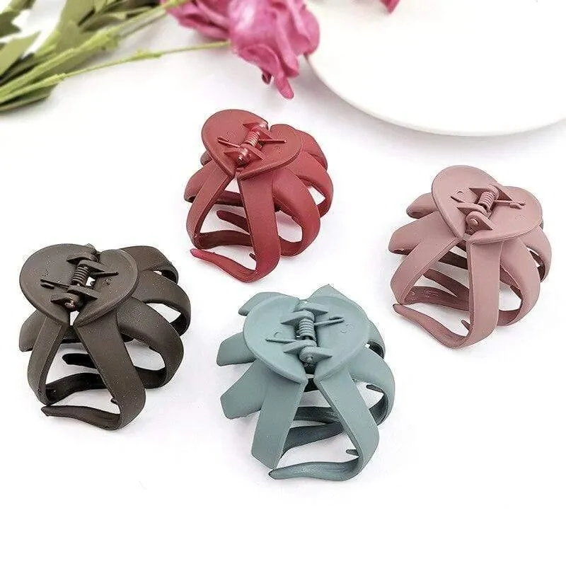 Mattierte bunte Haarnadeln Bonbon Farbe Haarspange Glänzende Krabben Haar Krallen für Frauen Mädchen Haar Styling Tools Zubehör