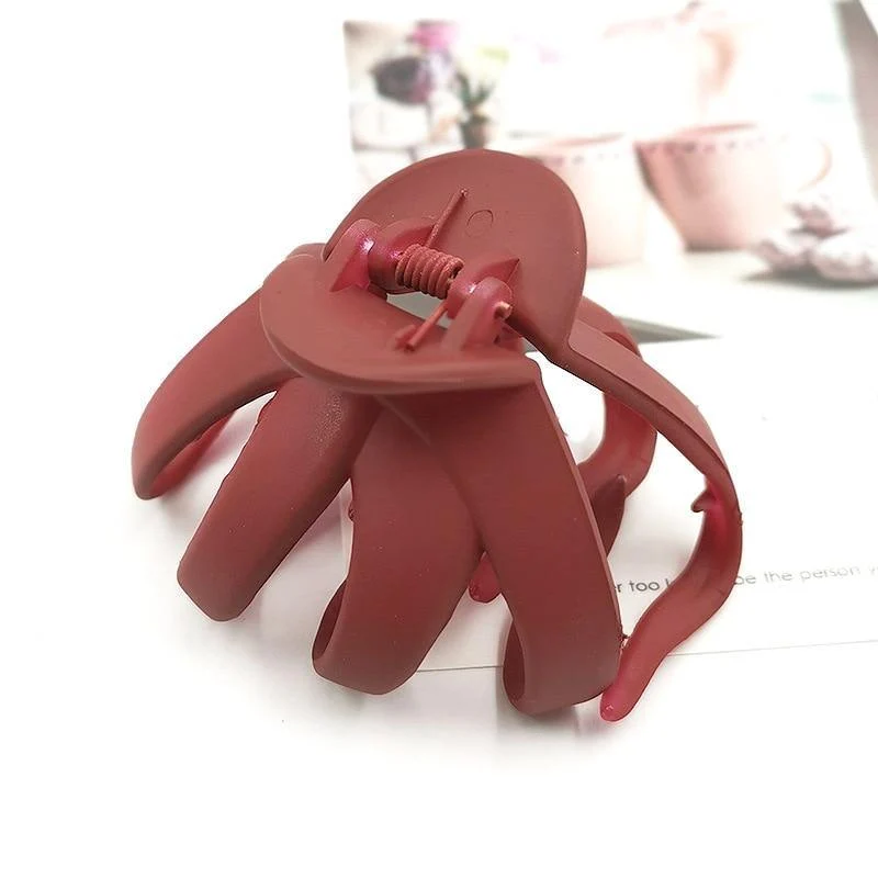 Mattierte bunte Haarnadeln Bonbon Farbe Haarspange Glänzende Krabben Haar Krallen für Frauen Mädchen Haar Styling Tools Zubehör