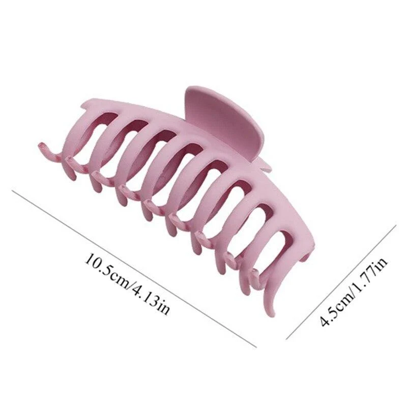 1Pc Korean Solid Big Hair Claws Elegante gefrostete Acryl-Haarspangen Haarnadeln Haarspange Kopfbedeckung für Frauen Mädchen Haarschmuck