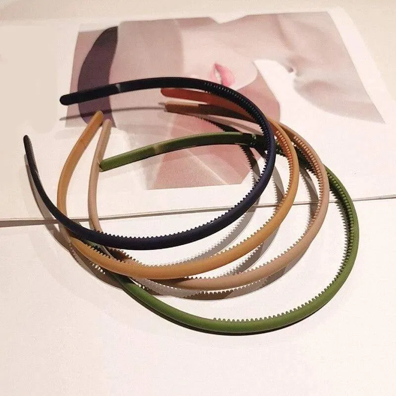 1PCs Candy Farbe Stirnband Kopf Schnalle Breiten Abschnitt Stirnband Kunststoff Zähne Haarband Hoop Frauen Mädchen Haar Zubehör headwear