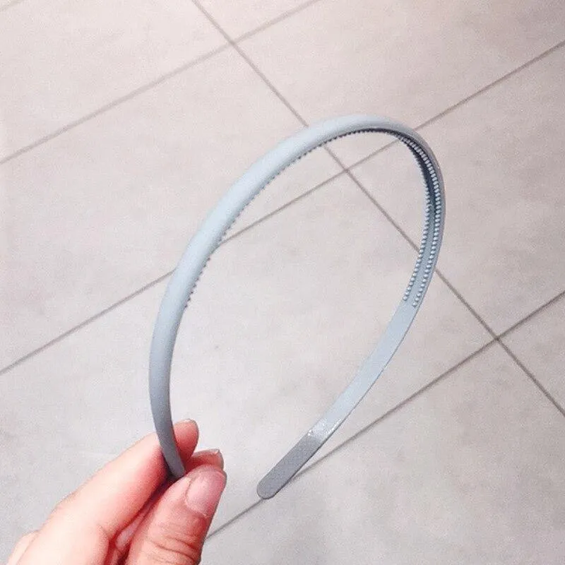 1PCs Candy Farbe Stirnband Kopf Schnalle Breiten Abschnitt Stirnband Kunststoff Zähne Haarband Hoop Frauen Mädchen Haar Zubehör headwear