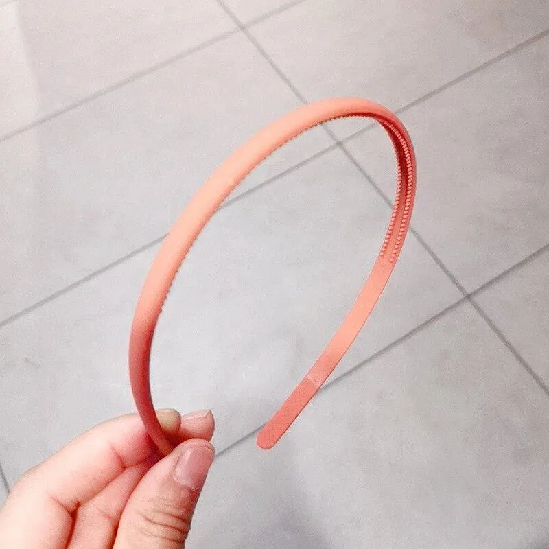 1PCs Candy Farbe Stirnband Kopf Schnalle Breiten Abschnitt Stirnband Kunststoff Zähne Haarband Hoop Frauen Mädchen Haar Zubehör headwear