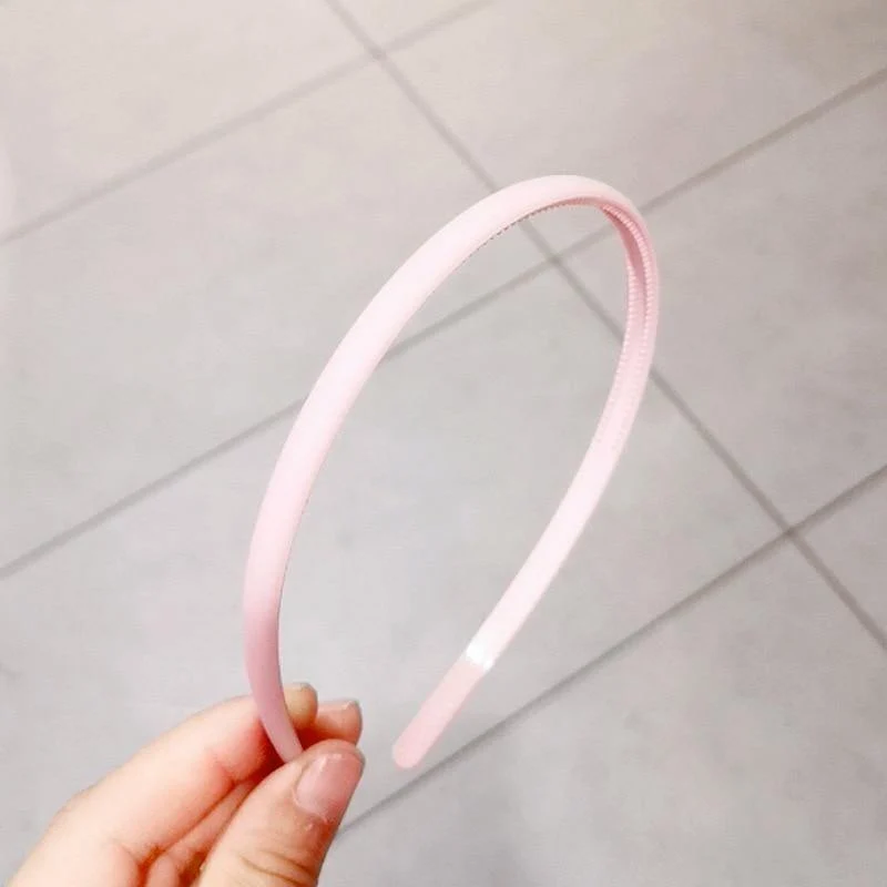 1PCs Candy Farbe Stirnband Kopf Schnalle Breiten Abschnitt Stirnband Kunststoff Zähne Haarband Hoop Frauen Mädchen Haar Zubehör headwear