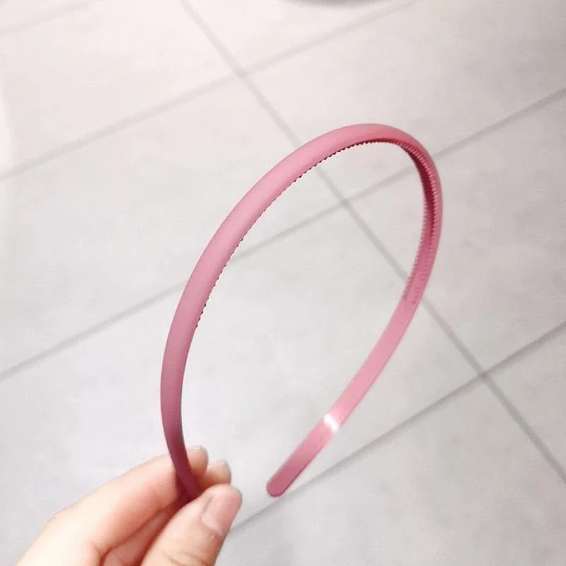 1PCs Candy Farbe Stirnband Kopf Schnalle Breiten Abschnitt Stirnband Kunststoff Zähne Haarband Hoop Frauen Mädchen Haar Zubehör headwear