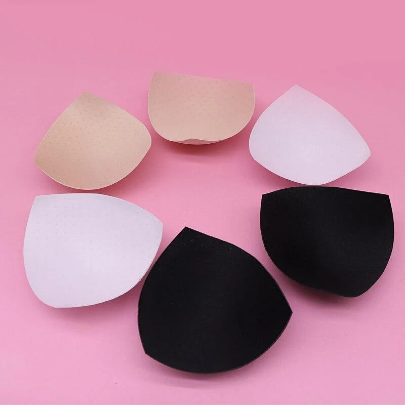 2 Stück 1 Paar Schwammeinsätze im BH Gepolstert für Badeanzug Brust Push Up Fill Büstenhalter Brust Patch Pads Frauen Intimates Zubehör