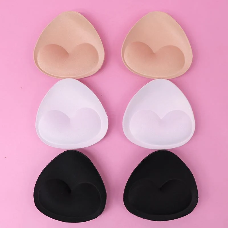 2 Stück 1 Paar Schwammeinsätze im BH Gepolstert für Badeanzug Brust Push Up Fill Büstenhalter Brust Patch Pads Frauen Intimates Zubehör