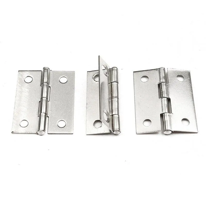 Langlebige 10-teilige Edelstahl-Stoßscharniere für Schrank- und Schubladentüren, 1.5 cm Länge, weit verbreitet für Türmöbel