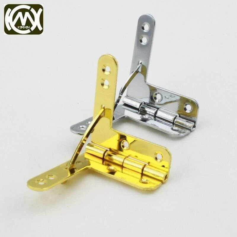 10pc 43 * 50mm * 90Deg Support Eisen Schmuckschatulle Scharnier Federscharnier Für Sammelkoffer Hochfeste Packbox Scharniere W-033