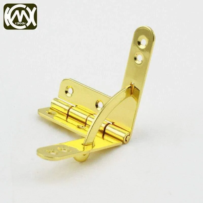 10pc 43 * 50mm * 90Deg Support Eisen Schmuckschatulle Scharnier Federscharnier Für Sammelkoffer Hochfeste Packbox Scharniere W-033