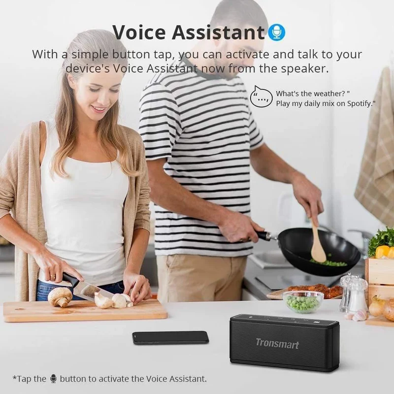 Tronsmart Mega Bluetooth 5.0 Lautsprecher Tragbarer Lautsprecher 40 W Spalten Touch Control Soundbar-Unterstützung Sprachassistent, NFC, TWS, MicroSD