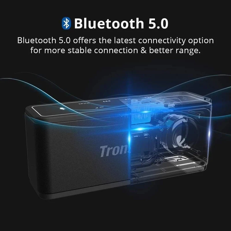 Tronsmart Mega Bluetooth 5.0 Lautsprecher Tragbarer Lautsprecher 40 W Spalten Touch Control Soundbar-Unterstützung Sprachassistent, NFC, TWS, MicroSD