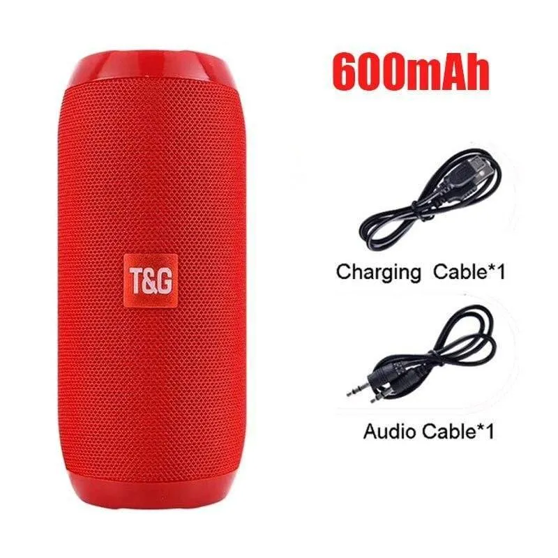 YABA Wasserdichter Bluetooth-Lautsprecher für den Außenbereich, wiederaufladbar, kabellose Lautsprecher, tragbare Soundbar, Subwoofer-Lautsprecher, TF, MP3, integriert