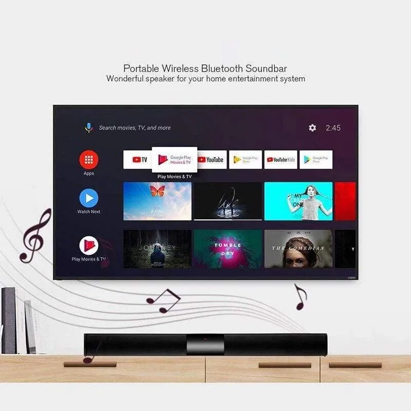 Heimkino HIFI Tragbare drahtlose Bluetooth-Lautsprecher Spalte Stereo Bass Sound Bar FM Radio USB Subwoofer für Computer TV Telefon