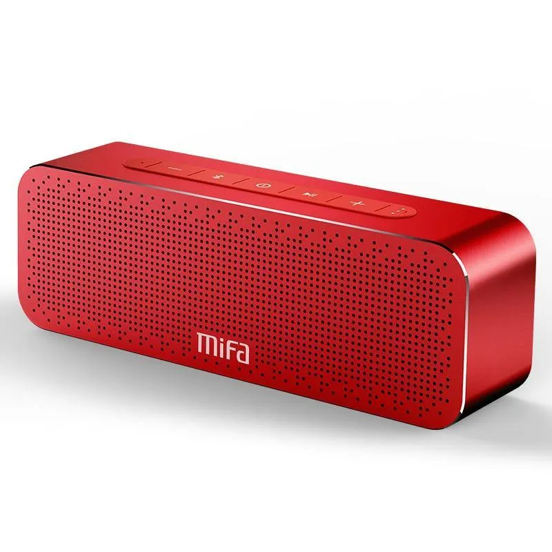 MIFA Tragbarer Bluetooth-Lautsprecher, kabelloser Stereo-Sound, Boombox-Lautsprecher mit Mikrofon, unterstützt TF, AUX, TWS