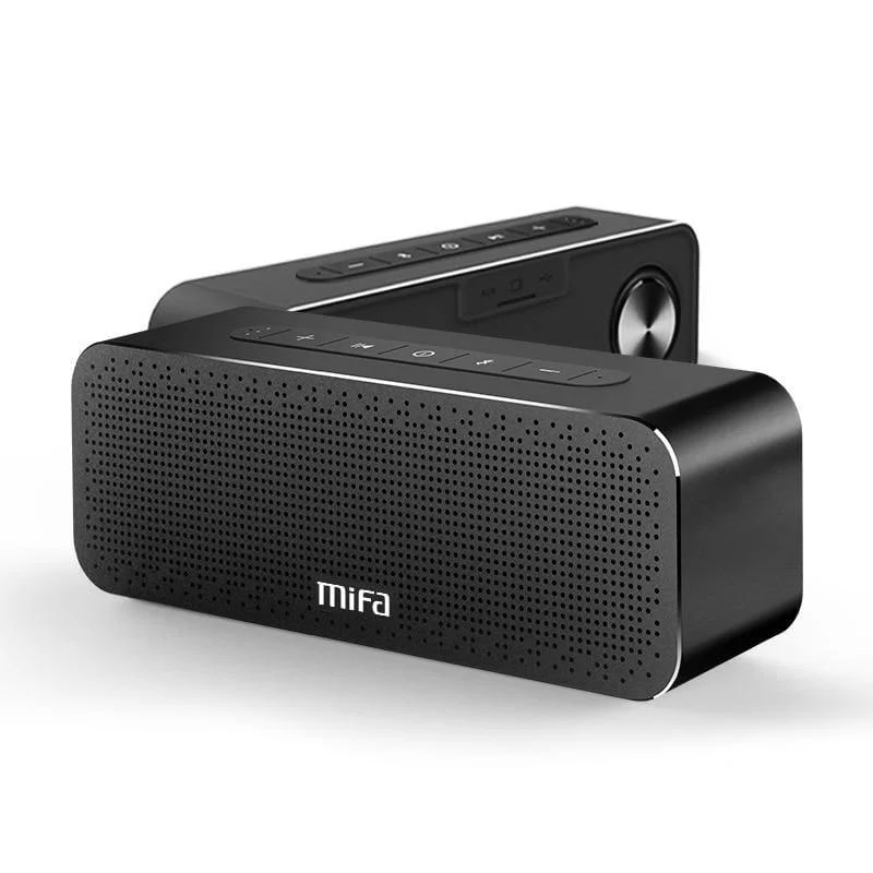 MIFA Tragbarer Bluetooth-Lautsprecher, kabelloser Stereo-Sound, Boombox-Lautsprecher mit Mikrofon, unterstützt TF, AUX, TWS