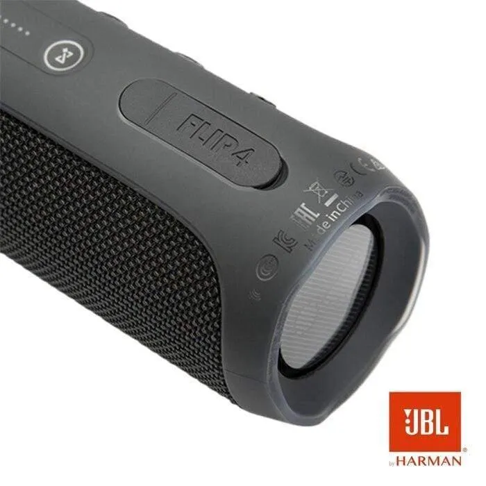 JBL Flip 4 Leistungsstarker Bluetooth-Lautsprecher Mini Portable Wireless Wasserdichter BT-Lautsprecher mit Bass- und Stereomusik Perfect Travel