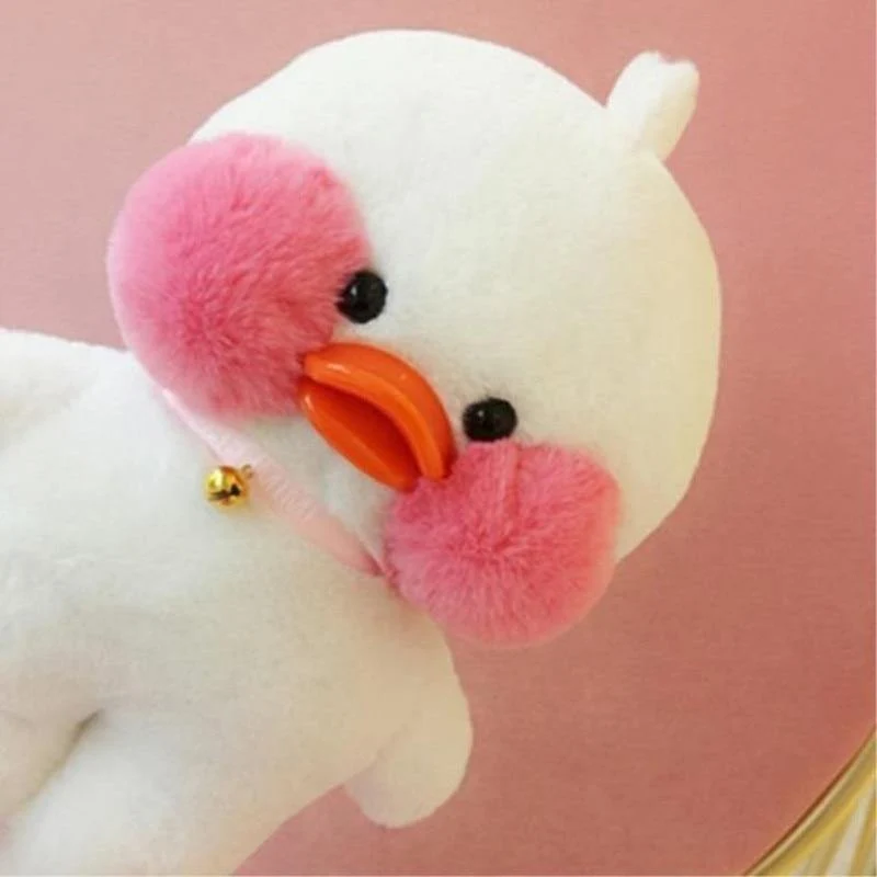 30CM Rosa LaLafanfan Kawaii Cafe Mimi Gelbe Ente Plüsch Spielzeug Nette Gefüllte Puppe Weiche Tier Puppen Kinder Spielzeug Geburtstag geschenk Für Mädchen