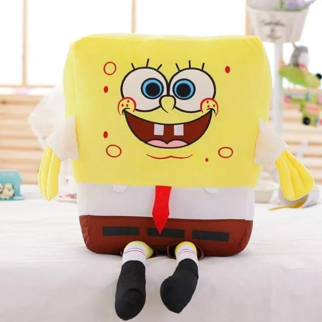 40-100 cm Riesen süßes Babyspielzeug Spongebob Patrick Star Plüschtiere Cartoon weiches Tierkissen Anime Puppe Kinder Kinder Geburtstagsgeschenk