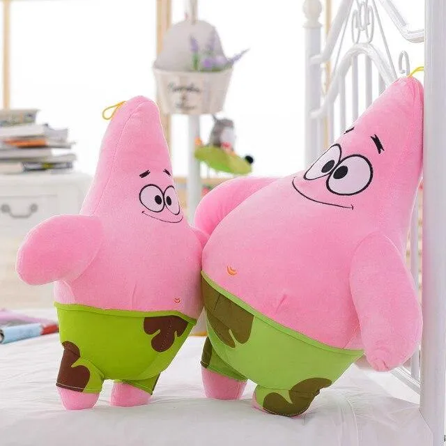 40-100 cm Riesen süßes Babyspielzeug Spongebob Patrick Star Plüschtiere Cartoon weiches Tierkissen Anime Puppe Kinder Kinder Geburtstagsgeschenk
