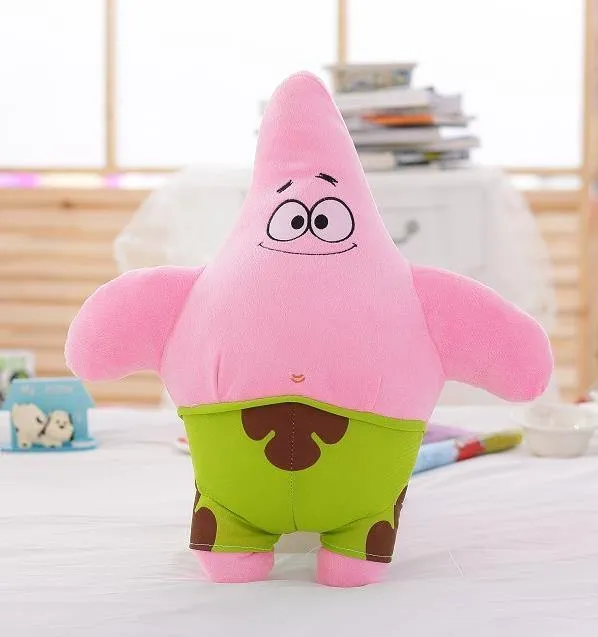 40-100 cm Riesen süßes Babyspielzeug Spongebob Patrick Star Plüschtiere Cartoon weiches Tierkissen Anime Puppe Kinder Kinder Geburtstagsgeschenk