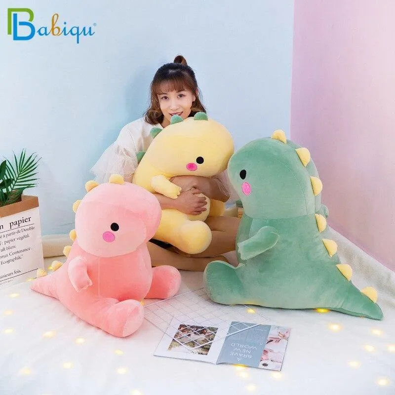 25-50 cm Super Weiche Schöne Dinosaurier Plüsch Puppe Cartoon Stofftier Dino Spielzeug Für Kinder Baby Umarmung Puppe schlaf Kissen Wohnkultur