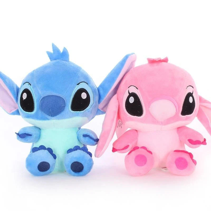 2 Teile/los Kawaii Stich Plüsch Puppe Spielzeug Anime Lilo Und Stitch 20CM Stich Plüsch Spielzeug Für Kinder Geburtstag Geschenk