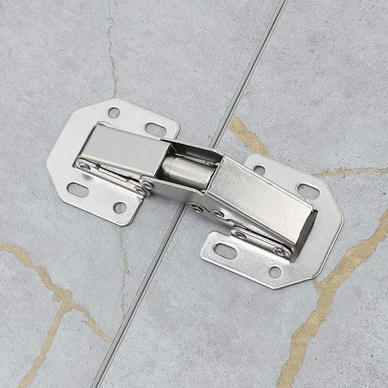 MX 90Degree3-4Inch Nicht bohren Loch Schrankscharnier Schranktür Weichschließscharnier Hydraulische Pufferscharnier Möbel Hardware