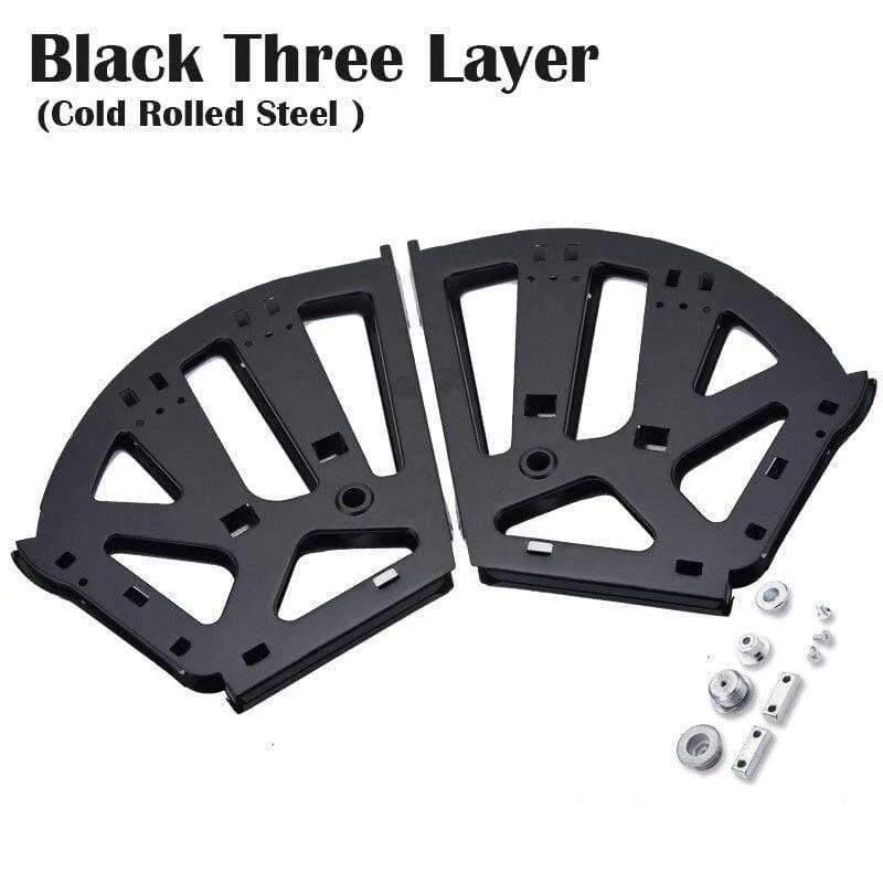 2PCS Möbel Scharniere Schuhe Schubladenschrank Scharniergestell Metallzubehör Edelstahl Faltbare selbstpassende Hardware