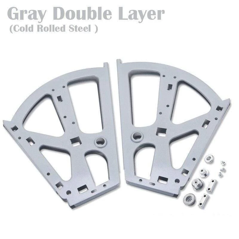 2PCS Möbel Scharniere Schuhe Schubladenschrank Scharniergestell Metallzubehör Edelstahl Faltbare selbstpassende Hardware
