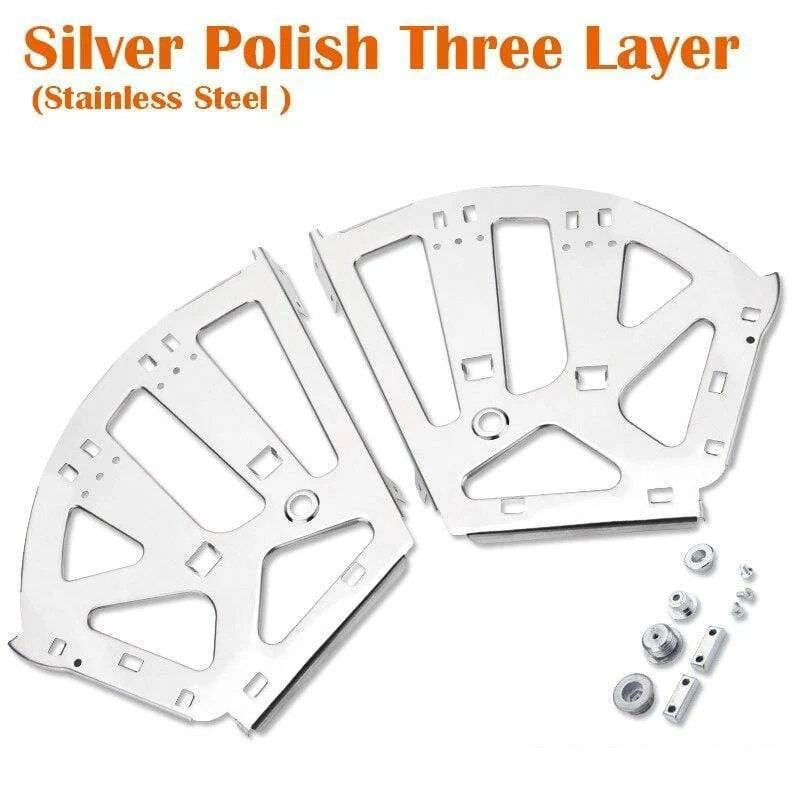 2PCS Möbel Scharniere Schuhe Schubladenschrank Scharniergestell Metallzubehör Edelstahl Faltbare selbstpassende Hardware