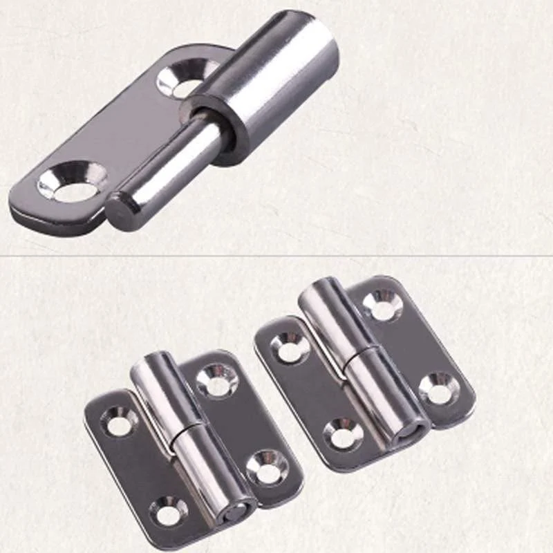 1.5/2/2.5 Zoll Edelstahl-Fahnenform, abnehmbares Scharnier für Aluminiumtüren, Badezimmertür, Badezimmer, abnehmbares Scharnier