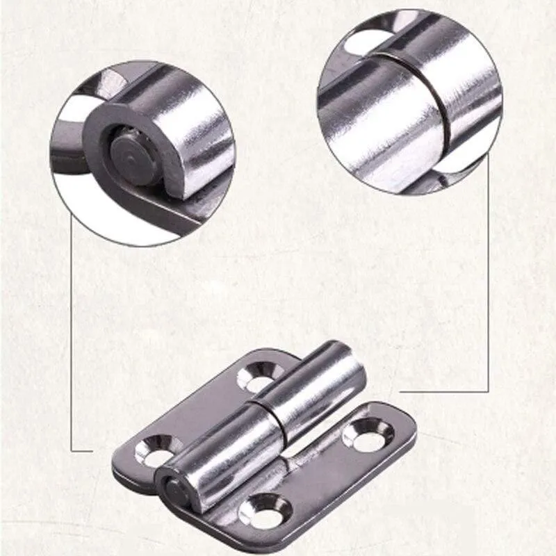 1.5/2/2.5 Zoll Edelstahl-Fahnenform, abnehmbares Scharnier für Aluminiumtüren, Badezimmertür, Badezimmer, abnehmbares Scharnier