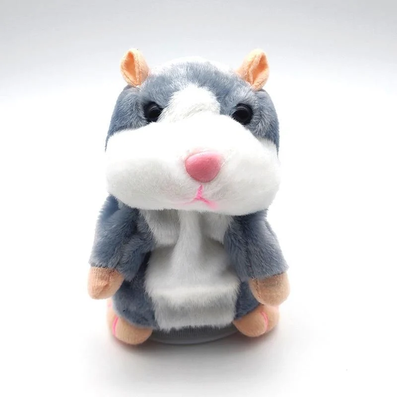 15cm sprechende Hamstermaus Haustier Plüschtier Hot Cute Sprechen sprechende Schallplatte Hamster Lernspielzeug für Kinder Geschenke