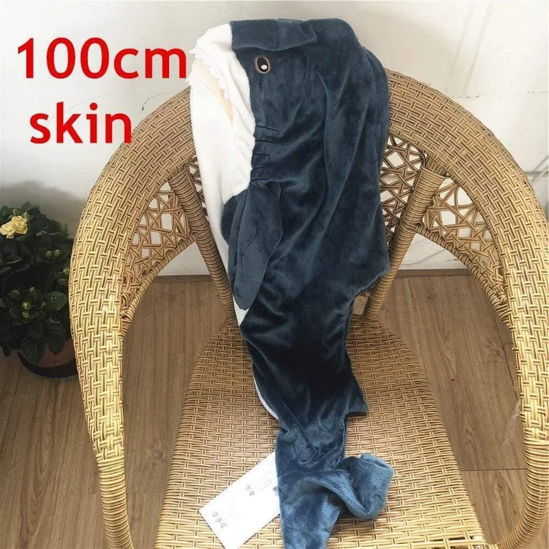 140cm Riesiges großes lustiges weiches Bisshai-Plüschtier, gefülltes süßes Tier-Lesekissen, Beschwichtigungskissen, Puppe, Geschenk für Kinder, Baby