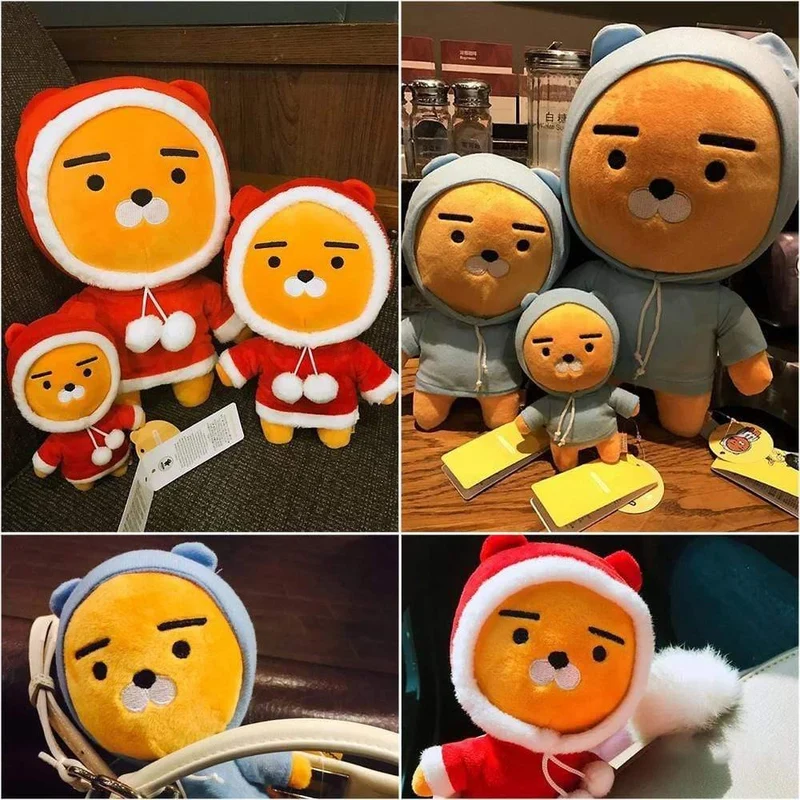 4 Style Hoodie RYAN Plüschtier Weihnachten RYAN Gefüllte Puppe Lovel Lion Plüschpuppe Kawaii Pendent Geschenk Für Freundin