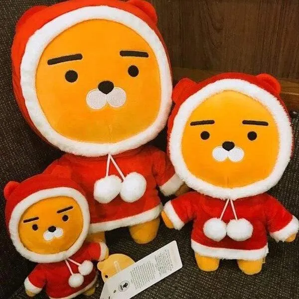 4 Style Hoodie RYAN Plüschtier Weihnachten RYAN Gefüllte Puppe Lovel Lion Plüschpuppe Kawaii Pendent Geschenk Für Freundin