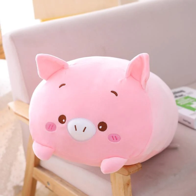 Kawaii 9 Stile Tier Katze Hirsch Hamster Elefant Plüschtier Weiche Cartoon Panda Schwein Bär Dinosaurier Gefüllte Puppe Cartoon Kissen Geschenk